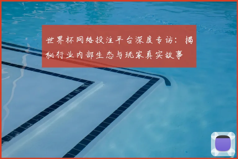 世界杯网络投注平台深度专访：揭秘行业内部生态与玩家真实故事